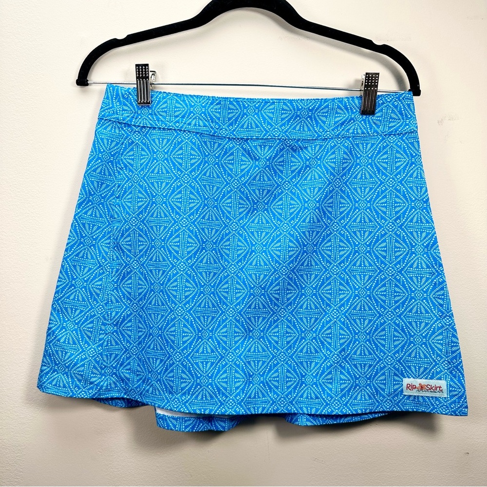 RipSkirt Hawaii Blue Batik Short Length 1, Small